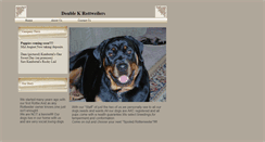 Desktop Screenshot of doublekrottweilers.webstarts.com