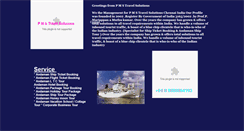 Desktop Screenshot of pmstravelsolution.webstarts.com