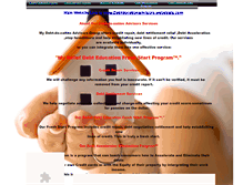 Tablet Screenshot of debtdocationadvisors.webstarts.com