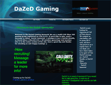 Tablet Screenshot of dazedgamingnetwork.webstarts.com