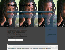 Tablet Screenshot of memifemalerapartist.webstarts.com
