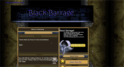 Desktop Screenshot of blackbarrage.webstarts.com