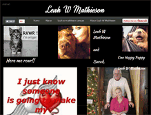 Tablet Screenshot of leah-w-mathieson.webstarts.com