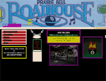 Tablet Screenshot of prairiebellroadhouse.webstarts.com