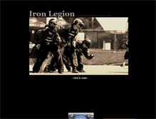 Tablet Screenshot of ironlegion.webstarts.com